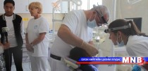 Герман улсын шүдний мэргэшсэн эмч нар Архангай аймагт ажиллаж байна