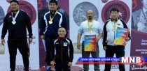 Улсын заан Б.Сайнбаяр алтан медаль хүртлээ