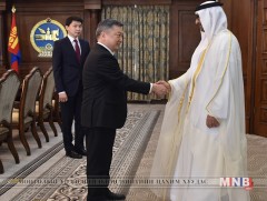 УИХ-ын дарга З.Энхболд Арабын Элчин сайдыг хүлээн авч уулзав