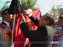 Хилийн 0108 дугаар ангид Цэргийн гавьяаны одон хүртээлээ