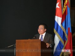 Ерөнхийлөгч Ц.Элбэгдорж Гаванагийн Их сургуулийн багш, оюутнуудад лекц уншлаа