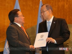 Монгол Улс “Уур амьсгалын өөрчлөлтийн тухай Парисын хэлэлцээр”-ийг батламжилсан жуух бичгийг гарду..