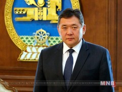 Монгол Улсын Их Хурлын дарга М.Энхболдын илгээлт  