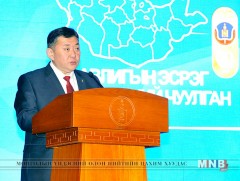 Авлигын эсрэг үндэсний чуулганд УИХ-ын дарга М.Энхболд үг хэллээ