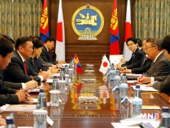 М.Энхболд, Тадамори Оошима нар уулзалт хийлээ