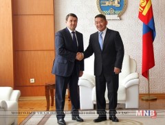 ОХУ-ын Ерөнхийлөгчийн бие төлөөлөгч И.Е.Левитин тэргүүтэй төлөөлөгчдийг хүлээн авч уулзав