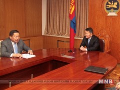 Монгол Улсын Ерөнхийлөгч Х.Баттулга Монголбанкны ерөнхийлөгч Н.Баяртсайханыг хүлээн авч уулзлаа
