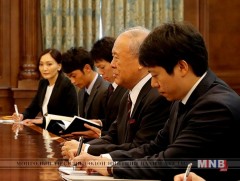 “Хоккайдо, Монголын эдийн засгийн харилцааг дэмжих нийгэмлэг”-ийн тэргүүнийг хүлээн авч уулзав