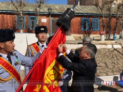 Зэвсэгт хүчний 089 дүгээр ангийг цэргийн гавьяаны улаан тугийн одонгоор шагналаа