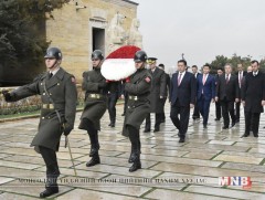 УИХ-ын дарга М.Энхболд, БНТУ-ын Үндэсний Их Хурлын дарга Исмаил Кахраман нар албан ёсны хэлэлцээ х..