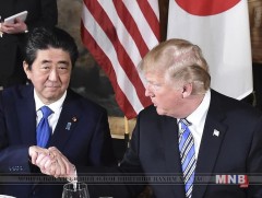 АНУ-ын ерөнхийлөгч Дональд Трамп, Японы сайд Шинзо Абе нар уулзана