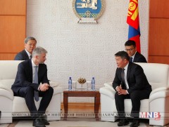 Монгол Улсын Ерөнхийлөгч Х.Баттулгад ОХУ-ын Тээврийн сайд Евгений Иванович Дитрих бараалхав 