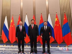 Ерөнхийлөгч Х.Баттулга Монгол Улс, ОХУ, БНХАУ-ын төрийн тэргүүн нарын 4 дэх удаагийн дээд хэмжээни..