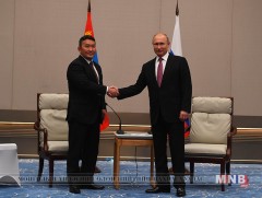Монгол Улсын Ерөнхийлөгч Х.Баттулга ОХУ-ын Ерөнхийлөгч В.В.Путинтай уулзлаа