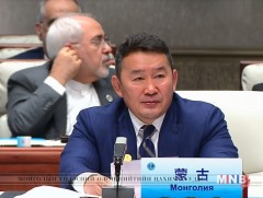 Монгол Улсын Ерөнхийлөгч Х.Баттулга ШХАБ-ын өргөтгөсөн хуралдаанд оролцож, үг хэллээ