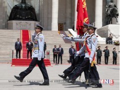 Ерөнхийлөгч, Зэвсэгт хүчний Ерөнхий командлагч Х.Баттулга Үндэсний Батлан хамгаалахын их сургуулий..