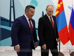 Монгол Улсын Ерөнхийлөгч Х.Баттулга ОХУ-ын Ерөнхийлөгч В.В.Путинтай уулзлаа