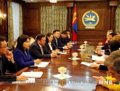 Европын парламентын төлөөлөгчдийг хүлээн авч уулзлаа