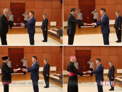 Монгол Улсад хавсран суух Элчин сайд нар Итгэмжлэх жуух бичгээ өргөн барив