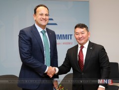 Ерөнхийлөгч Х.Баттулгад Ирланд улсын Ерөнхий сайд Ан Таоисэч Лео Варадкар бараалхлаа