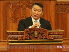 Ерөнхийлөгч Х.Баттулга УИХ-ын чуулганы нэгдсэн хуралдаанд оролцож, үг хэлэв