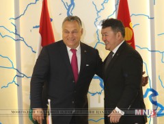 Ерөнхийлөгч Х.Баттулгад Унгар улсын Ерөнхий сайд Виктор Орбан бараалхлаа