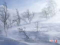 Өнөөдөр зарим газраар цасан шуурга шуурч, сэрүүснэ