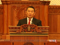 Ерөнхийлөгч Х.Баттулга УИХ-ын ээлжит бус чуулганы нэгдсэн хуралдаанд оролцлоо