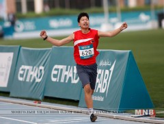 Э.Энхбаяр Тусгай олимпийн наадмаас мөнгөн медаль хүртлээ
