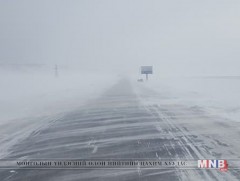 Цасан шуурга шуурч, салхи шуургатай байхыг анхааруулж байна