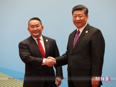 “Бүс ба зам” чуулга уулзалтын төлөөлөгчдийн тэргүүлэгчдийг угтав