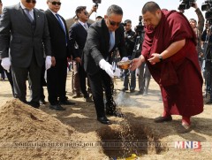 Ерөнхийлөгч Х.Баттулга Үндэсний кино үйлдвэрийн шав тавих ёслолд оролцов