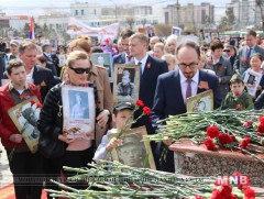 Дайны баатруудад энх цагийн үрс нь хүндэтгэл үзүүллээ