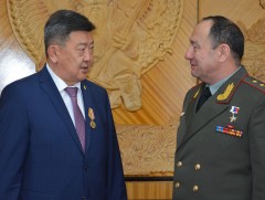 Сайд Н.Энхболд ОХУ-ын Дорнодын цэргийн тойргийн командлагчийг хүлээн авч уулзав