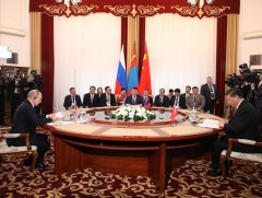 Ерөнхийлөгч Х.Баттулга Монгол Улс, ОХУ, БНХАУ-ын төрийн тэргүүн нарын тав дахь удаагийн дээд хэмжэ..