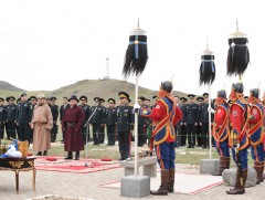 Бүх цэргийн Их хар сүлдийг цэнгүүлэн тайх ёслол боллоо