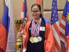 Дэлхийн аварга Э.Лхагвадулам хойд хөршийн үзэгчдийг гайхшрууллаа