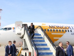 Монгол Улсын Ерөнхийлөгч Х.Баттулга ОХУ-ын Владивосток хотод хүрэлцэн очлоо