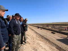 Тавантолгой-Зүүнбаян чиглэлийн төмөр замын бүтээн байгуулалтын ажил улирал харгалзахгүй үргэлжилнэ