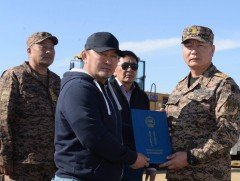ЗХЖШ-ын дарга Д.Ганзоригт хошууч генерал цол олголоо