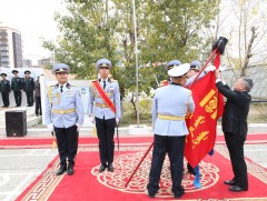 Зэвсэгт хүчний 032 дугаар ангийг Цэргийн гавьяаны улаан тугийн одонгоор шагналаа