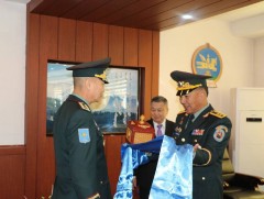 ЗХЖШ-ын дарга, бригадын генерал Д.Ганзориг тамгаа авлаа