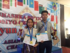 Дэлхийн даамын холбооноос Б.Мөнхжин, Б.Мишээл нарт их мастер цол олголоо