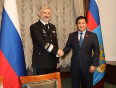 Монгол Улсын Зам, тээврийн хөгжлийн сайд Б.Энх-Амгалан, ОХУ-ын Тээврийн сайд Е.И.Дитрих нар уулзав 