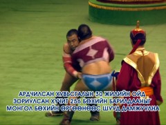 Ардчилсан хувьсгалын 30 жилийн ойд зориулсан хүчит 256 бөхийн барилдаан