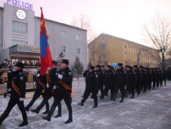 Цэргийн байнгын тэтгэвэрт гарсан дөрвөн алба хаагчид хүндэтгэл үзүүлжээ