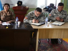 Ажлын хэсэг Завхан аймгийн Тэс, Баянтэс суманд ажиллаж байна