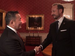 Ерөнхийлөгч Х.Баттулга Норвегийн Угсаа залгамжлах Хунтайж Хааконтой уулзлаа