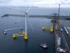 Дэлхийн хамгийн том хөвөгч салхин турбин эрчим хүч үйлдвэрлэж эхэллээ 