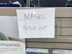 АНУ-ын зарим хотод хамгаалалтын маск олдохгүй байна